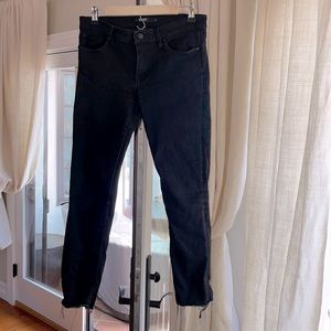 Hudson black denim, tally skinny style